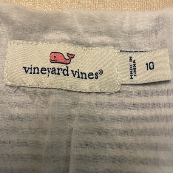 NWOT VINEYARD VINES SZ 10 Cotton
SKIRT Margo Embroidered Geoprint blue - Picture 5 of 6